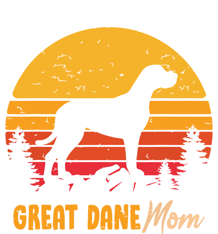 Great Dane Mom Mama Vintage Retro Dog Women Mousepad