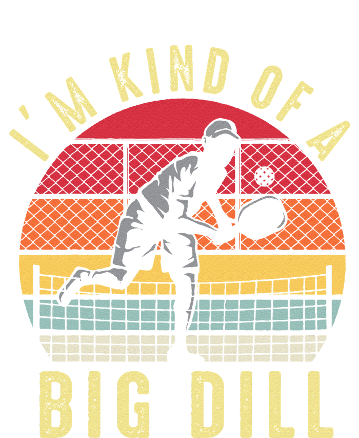 Vintage I'M Kind of a Big Dill Pickleball Player Retro Funny T-Shirt