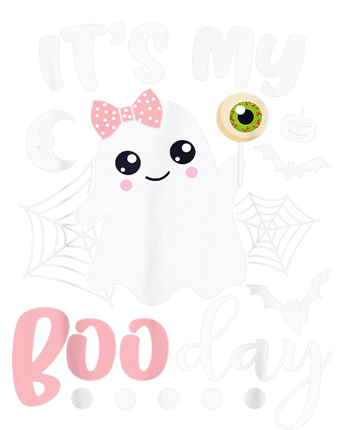 Funny Its My Boo Day Cute Halloween Birthday Ghost Pink Bow T-Shirt