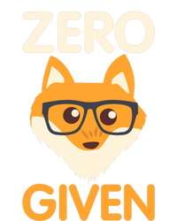 Zero Fox Given Funny Foxes Glasses Don't Care No Fox Given Tie-Dye T-Shirt