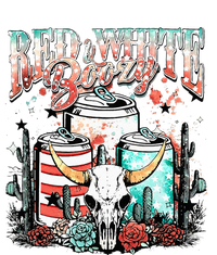 Retro Red White And Boozy Bull Skull Western Funny Drinking Kids Hoodie