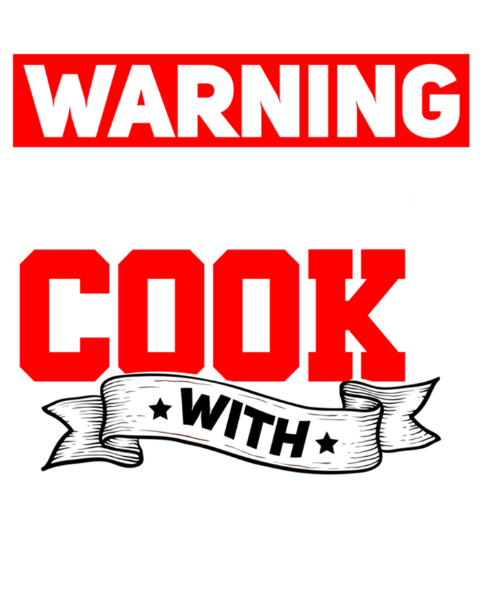 Warning Does Not Cook Well With Others Funny Cooking Chef Gift Poster