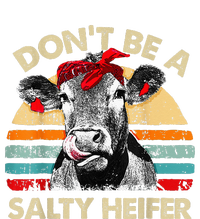 Dont Be A Salty Heifer Cute Highland Cow Lover Vintage Farm Tall T-Shirt