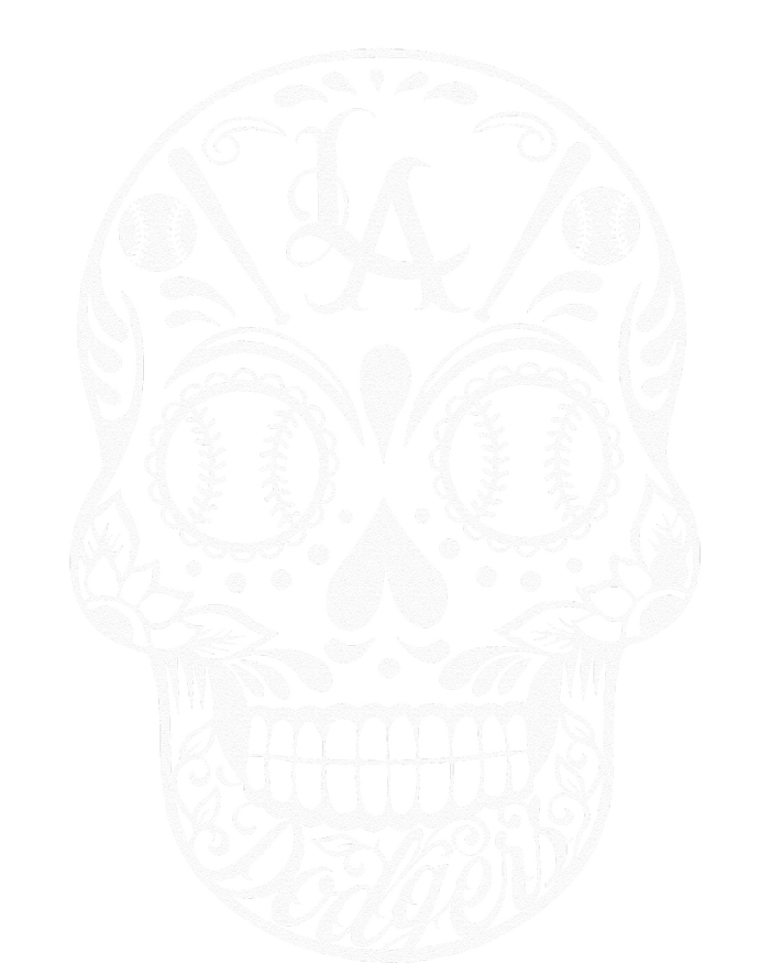 Los Angeles Sugar Skull Day Of The Dead Cinco De Mayo Kids Long Sleeve Shirt