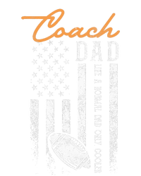 Football Coach Dad Like A Normal Dad Only Cooler USA Flag Tall T-Shirt