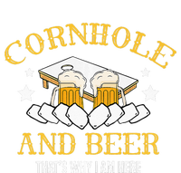 Cornhole And Beer Thats Why I Am Here For A Cornhole Player T-Shirt