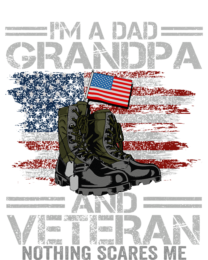 Im A Dad Grandpa And Veteran Fathers Day Long Sleeve Pajama Set