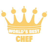 Worlds Best Chef Saying Funny Chef Gift Stripe Pom Pom Beanie