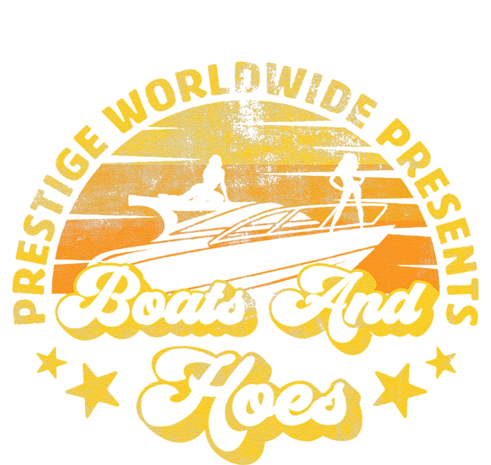 Retro Vintage Prestige Worldwide Boats And Hoes T-Shirt