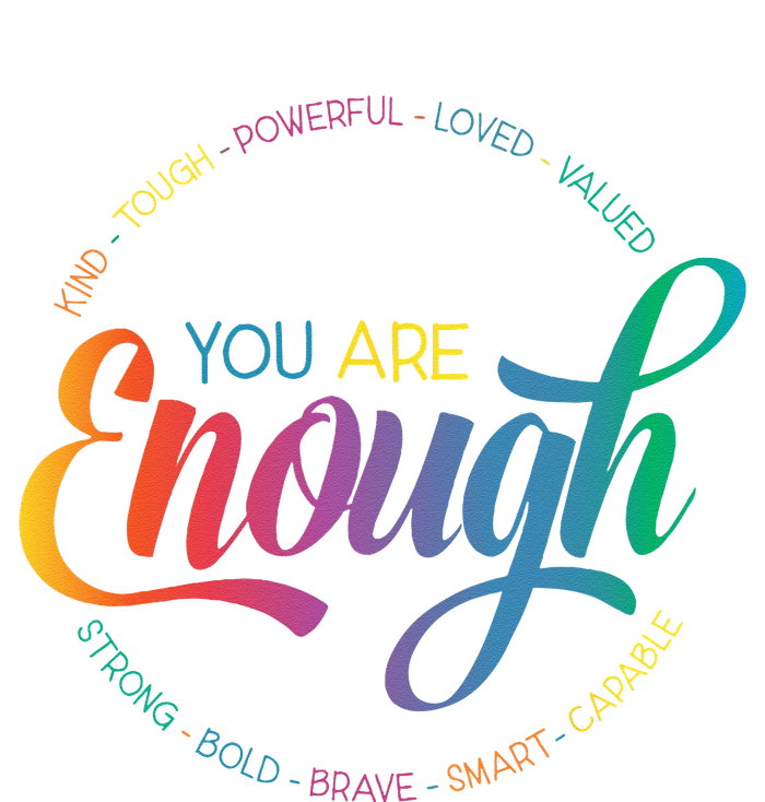 You Are Enough LGBT Pride Month Gay Lesbian Rainbow Ally City Backpack