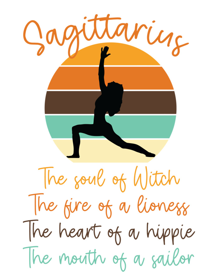 Sagittarius Witch Fire Lioness Hippie Sailor Gift Great Gift T-Shirt