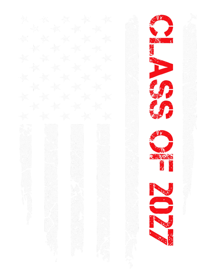 Senior Class Of 2027 Graduation Patriotic American Flag Mousepad