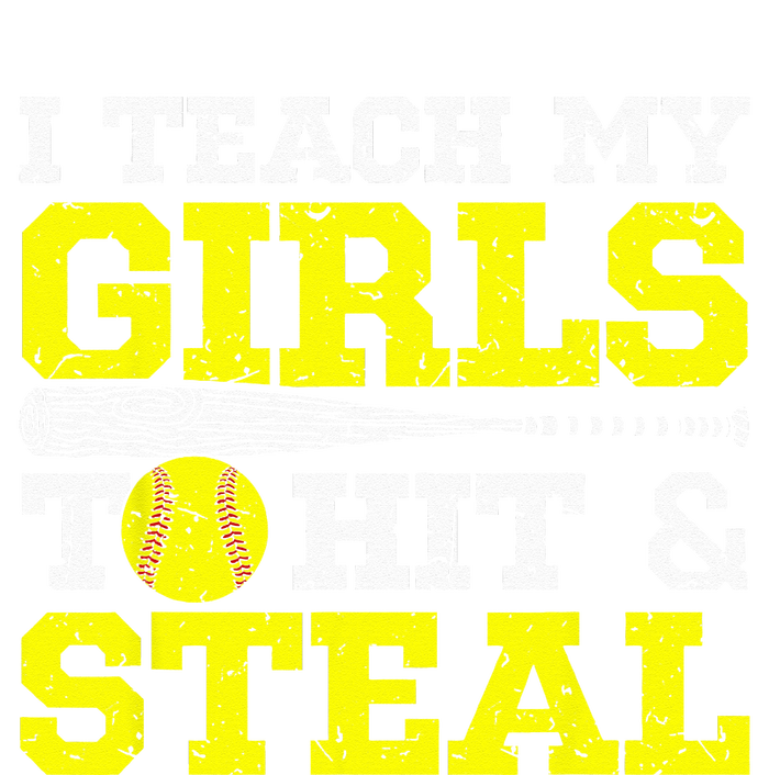 Softball Mom Softball Dad I Teach My To Hit And Steal Wool Snapback Cap