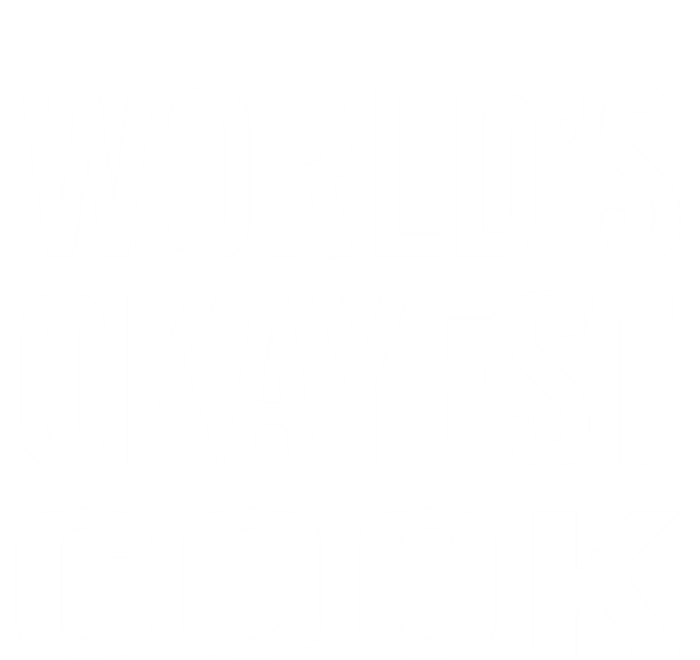 Worlds Okayest Cook Funny Chef Gift Sustainable Beanie