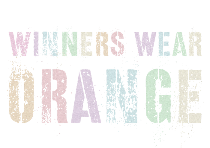 WINNERS WEAR ORANGE Summer Camp Team Color War Game Event Women’s Perfect Tri Rocker Tank