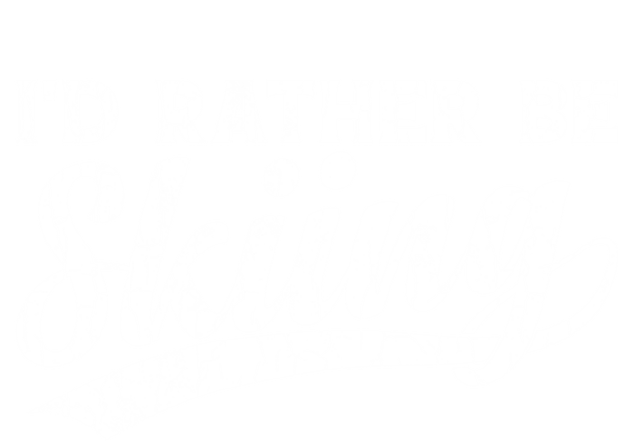 Id Rather Be Skiing Funny Vintage Retro Ski Skier Graphic Cute Gift V-Neck T-Shirt