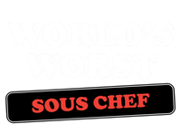 Worlds Worst Sous Chef Gift USA-Made Snowflake Beanie