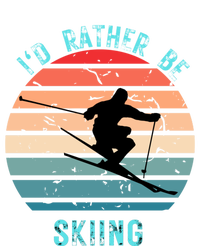 Id Rather Be Skiing Sunset Skiing Skiers Or Gift T-Shirt