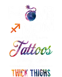 Sagittarius Sign Mom With Tattoos Pretty Eyes Thick Thighs Gift Tall T-Shirt