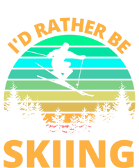 Id Rather Be Snowboarding Retro Vintage Snowboard Skiing Gift Tie-Dye T-Shirt