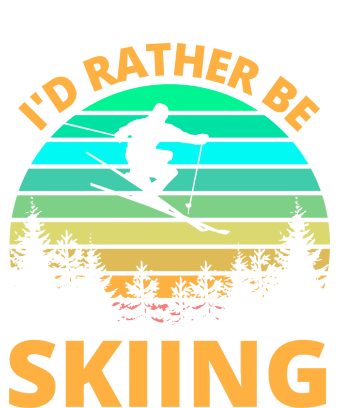 Id Rather Be Snowboarding Retro Vintage Snowboard Skiing Gift Tie-Dye T-Shirt