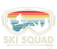 Ski Squad Team Retro Sunset Ski Lover Skier Vintage Skiing Cute Gift Long Sleeve Shirt