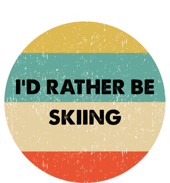 Skier Great Gift Id Rather Be Skiing Gift T-Shirt