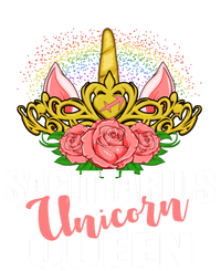 Sagittarius Unicorn Queen Zodiac Sign With Crown Gift T-Shirt