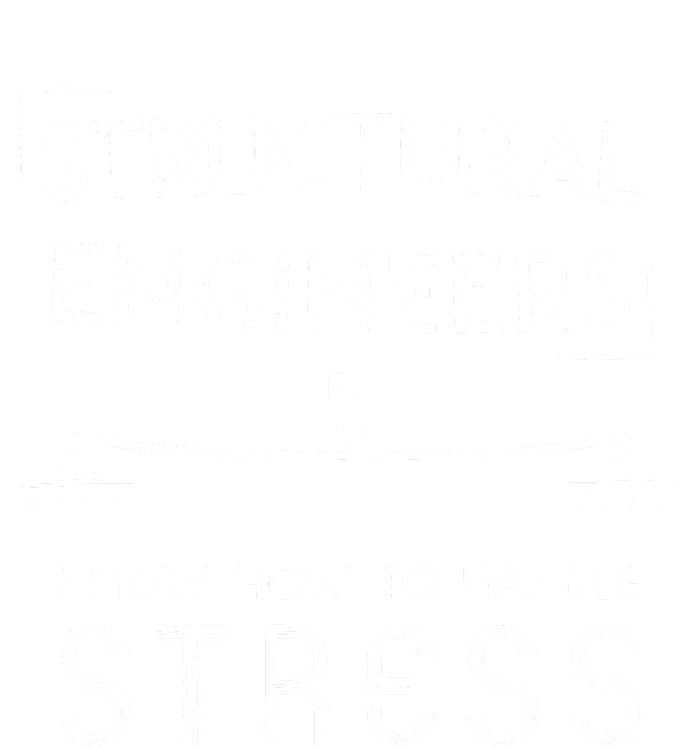 Structural Engineers Know How To Handle Stress Women's V-Neck T-Shirt