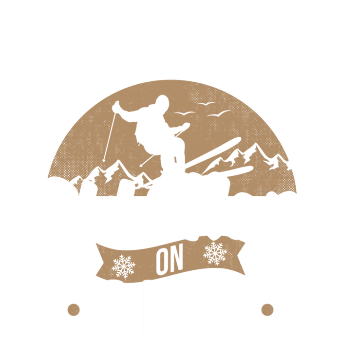 Never Underestimate An Old On Skis Ski Jumping Snow Fan Cute Gift Tie-Dye T-Shirt