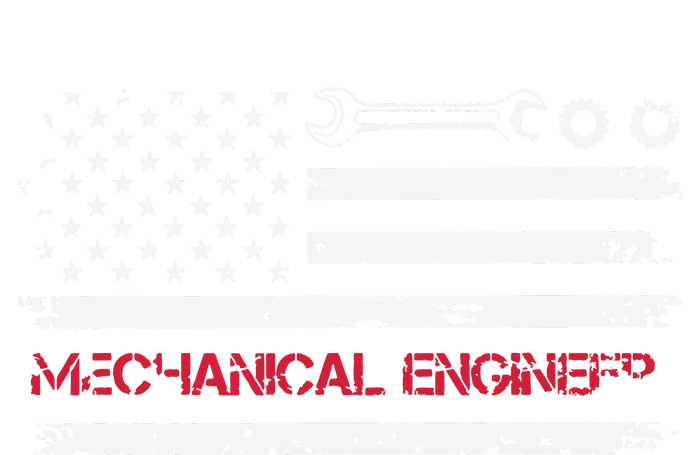 Vintage Mechanical Engineer American Flag Engineering Women's Racerback Tank