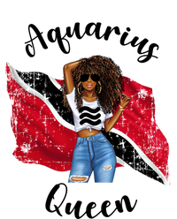 Afro Trinidad Tobago Aquarius Queen African Patriotic Flag Gift T-Shirt