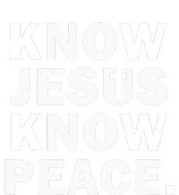 Christian Cross Faith Know Peace Know Jesus T-Shirt