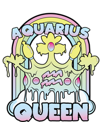 Aquarius Queen Zodiac Sign With Crown Kawaii Pastel Goth Gift Button