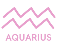 Aquarius Zodiac Sign Astrology Pink Gift Ladies Essential Tank