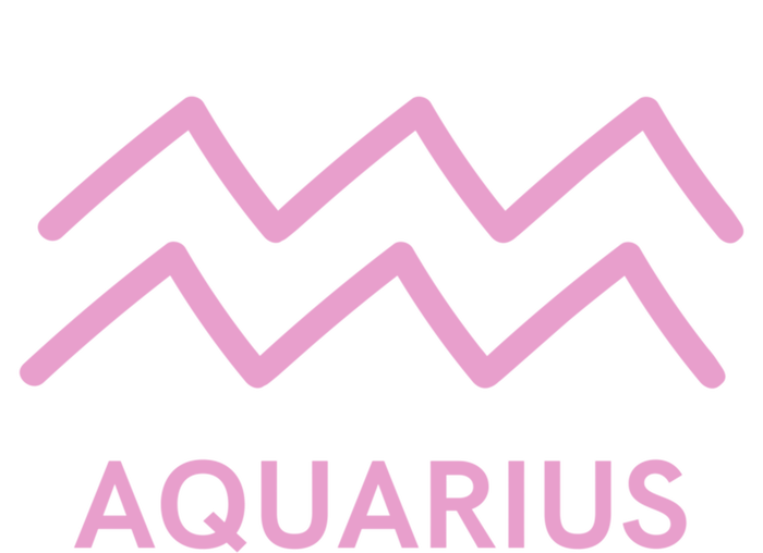 Aquarius Zodiac Sign Astrology Pink Gift Ladies Essential Tank