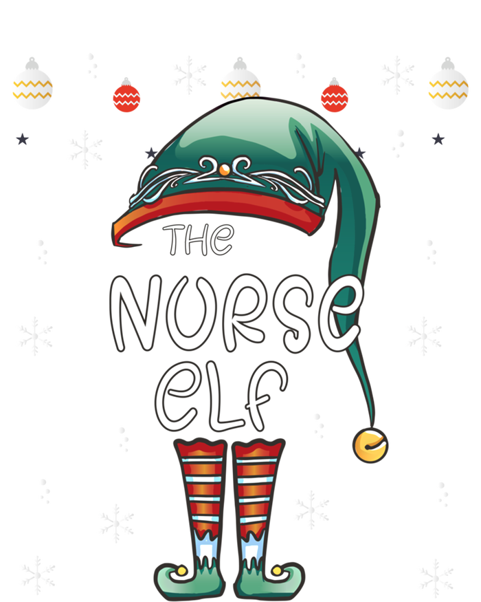 Christmas Pajama The Nurse Elf Gift T-Shirt