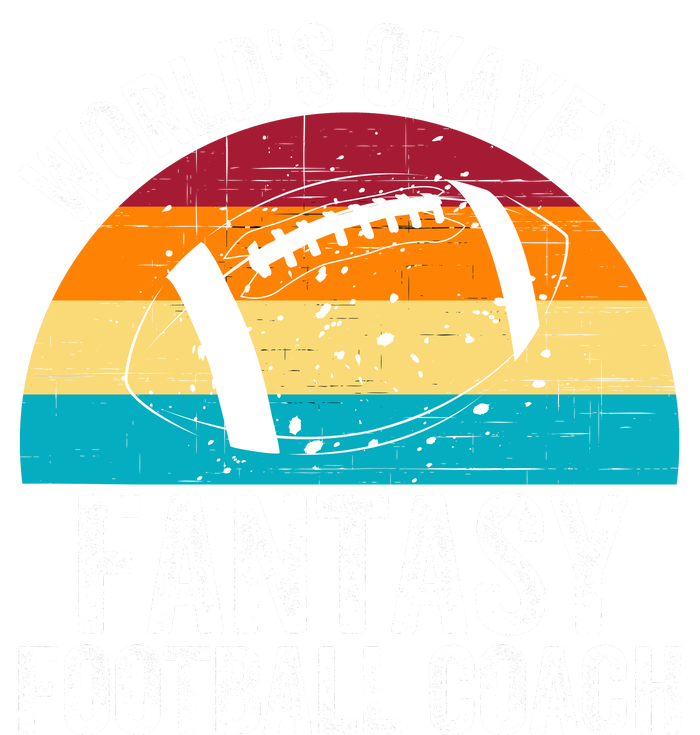 World’s Okayest Fantasy Football Coach Funny Fantasy Football Fantasy Football Drawstring Bag