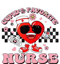 Cupids Favorite Nurse Cute Heart Valentines Nurses Groovy Gift T-Shirt