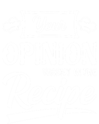 Your Opinion Wasnt In The Recipe Korean Chicken Cool Gift Stripe Pom Pom Beanie