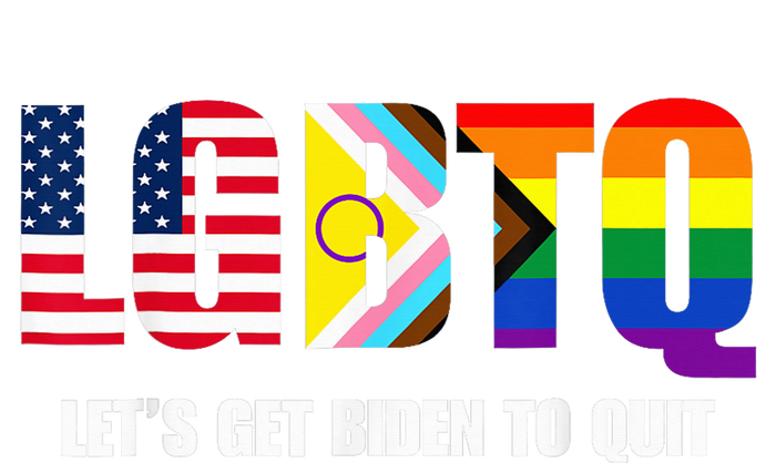 Funny LGBTQ Anti Biden - Let's Get Biden To Quite T-Shirt