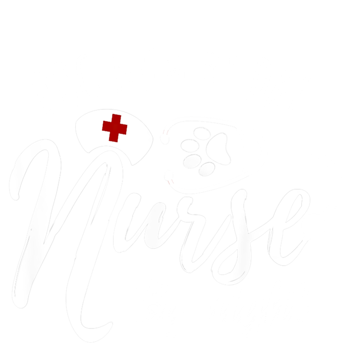 Dog Mom By Day Nurse By Night Nurse Mom Meaningful Gift Valucap Bio-Washed Visor