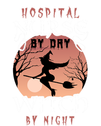 Funny Hospital Nurse By Day Witch By Night Halloween Nurse Gift Full Zip Hoodie