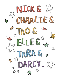 Nick And Charlie Tao And Elle And Darcy Nick And Charlie Cute Leaves Baby Bodysuit