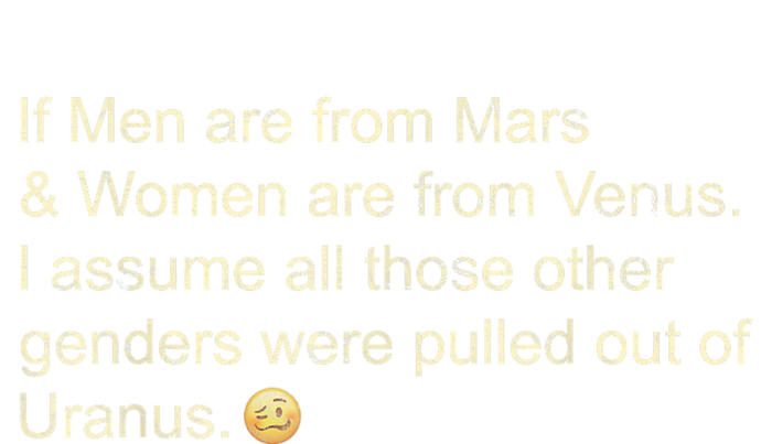 If Men Are From Mars And Women From Venus Out Of Uranus Sustainable Beanie