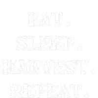 Eat Sleep Harvest Repeat Funny Joke Farmer Short Acrylic Beanie