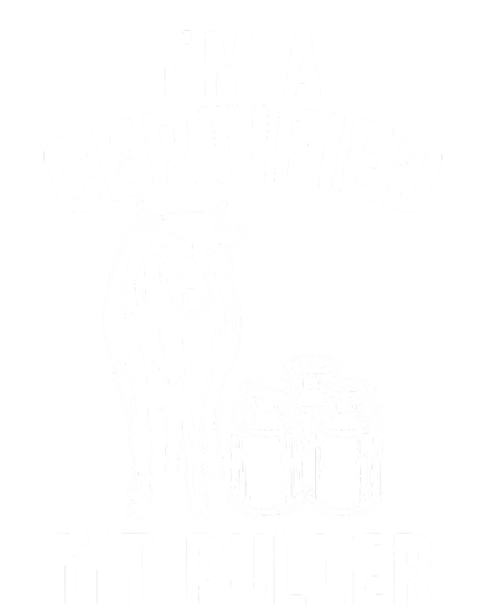 Im A Certified Tit Puller Funny Dairy Cow Farmer Gift Pajama Set