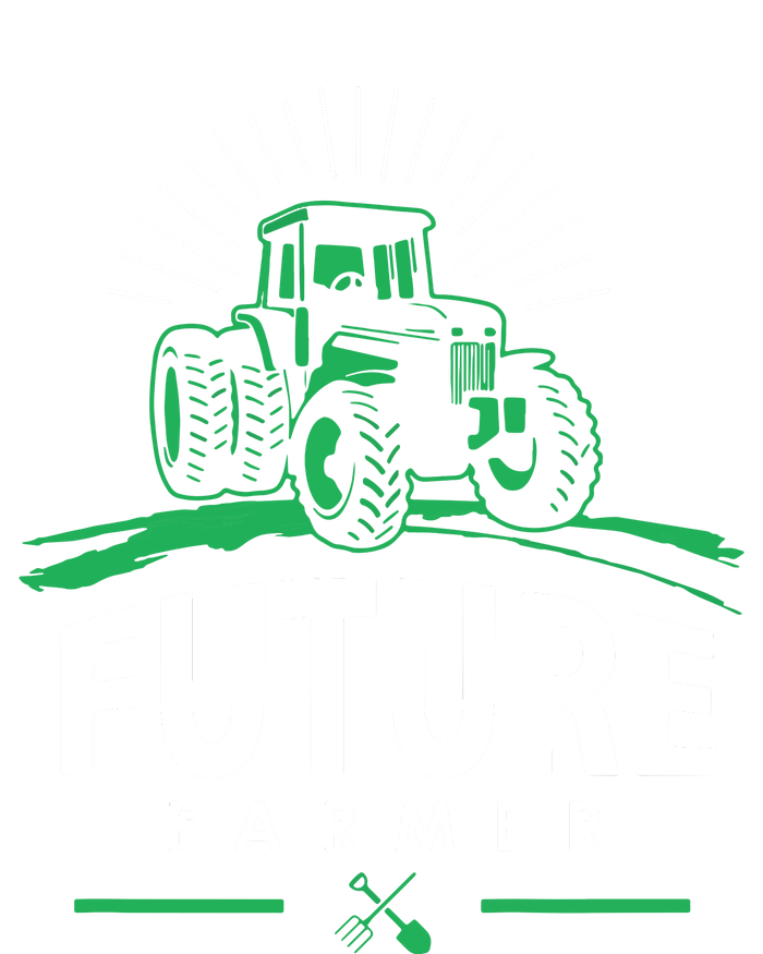 Kids Future Farmer Kids Boy Girl Rural Tractor Farm Tee T-Shirt