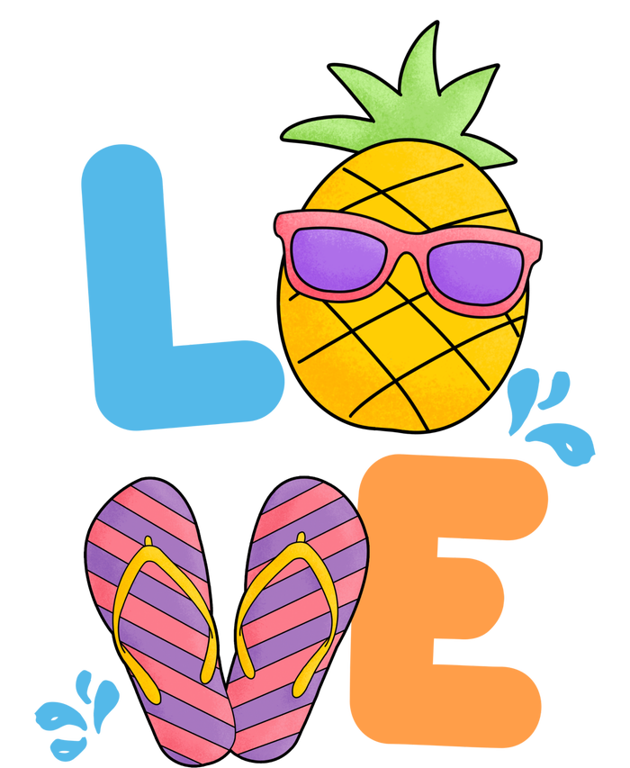 Love Summer Pineapple Cute Tank Top