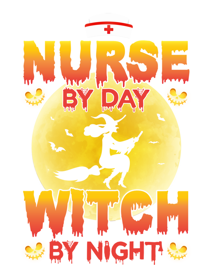 Nurse By Day Witch By Night Halloween For Nurses Rn Lpn Prn Gift T-Shirt